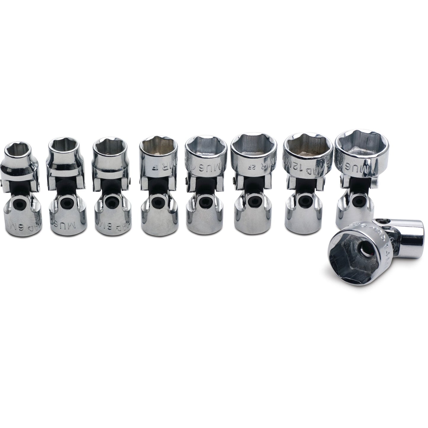 1/4" Drive Metric Standard-Length Universal Socket