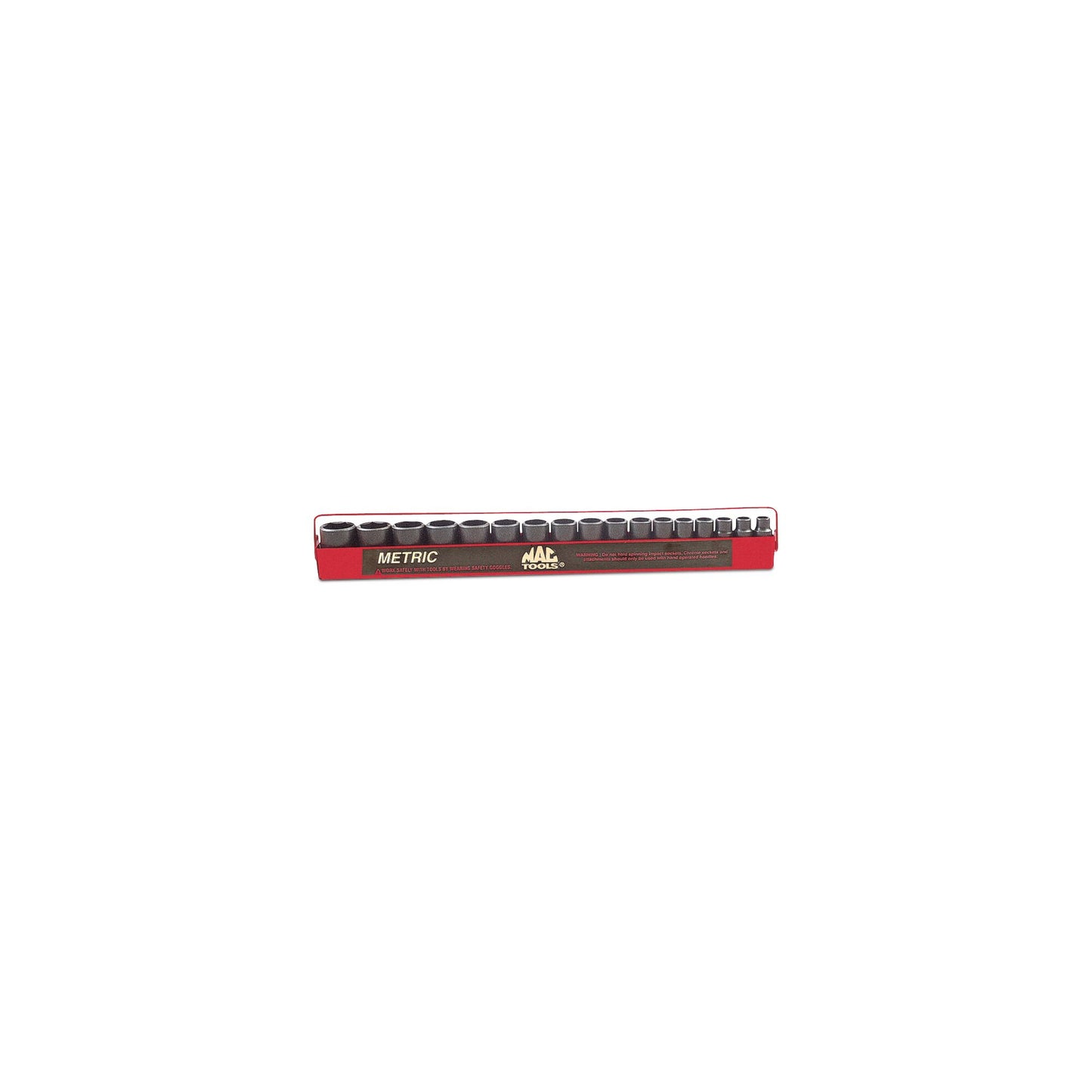 17-PC. Metric Intermediate Impact Socket Set - 6-PT.