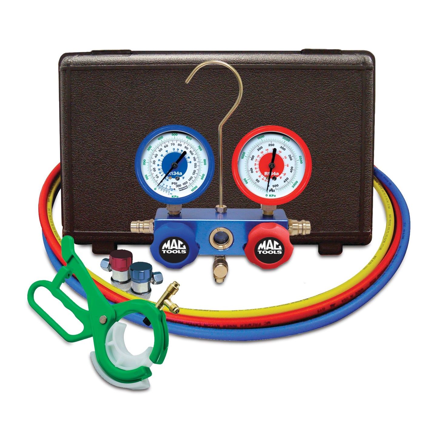 Premier R134a Aluminum Manifold Gauge Set - 72" Hose