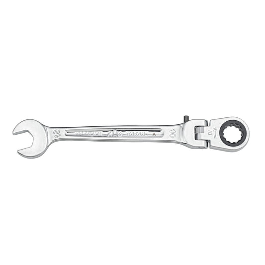 Locking Flexible-Head Ratcheting Wrench 10mm - 12-PT.