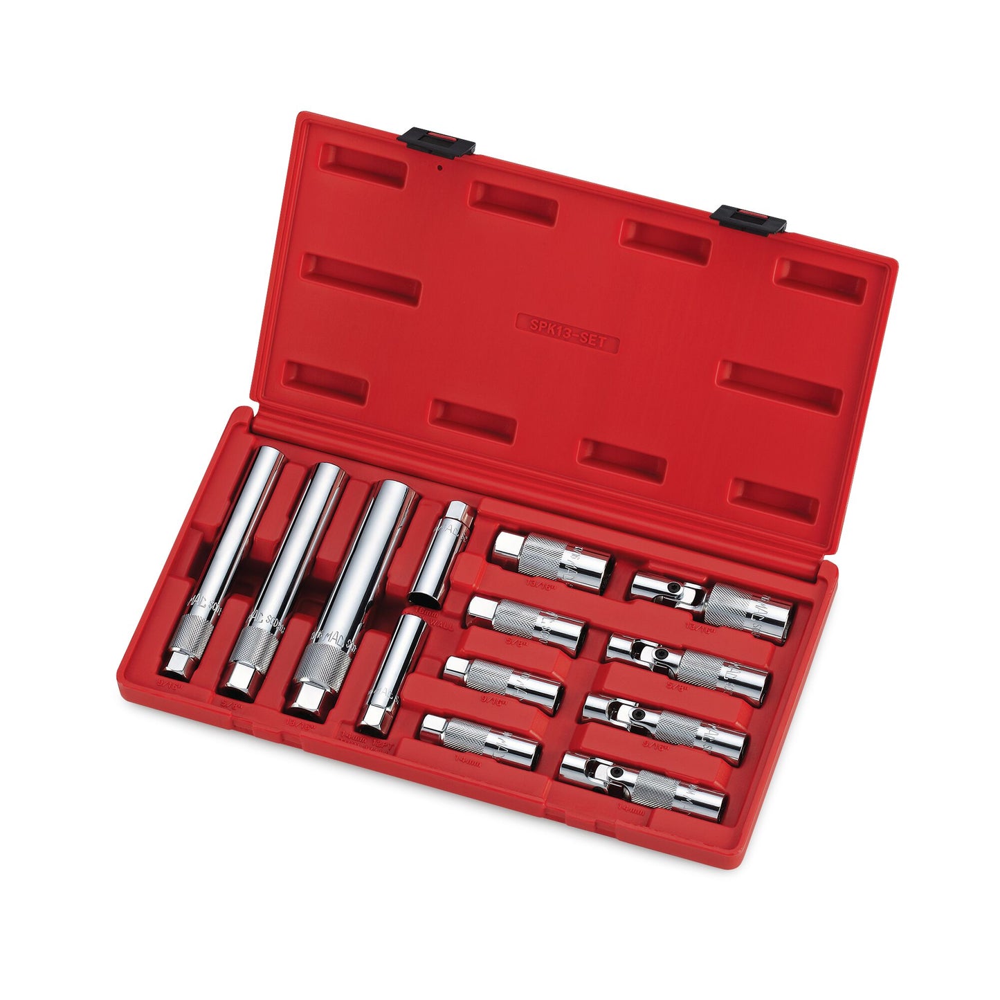 13-PC. Multi-Length Spark Plug Socket Set
