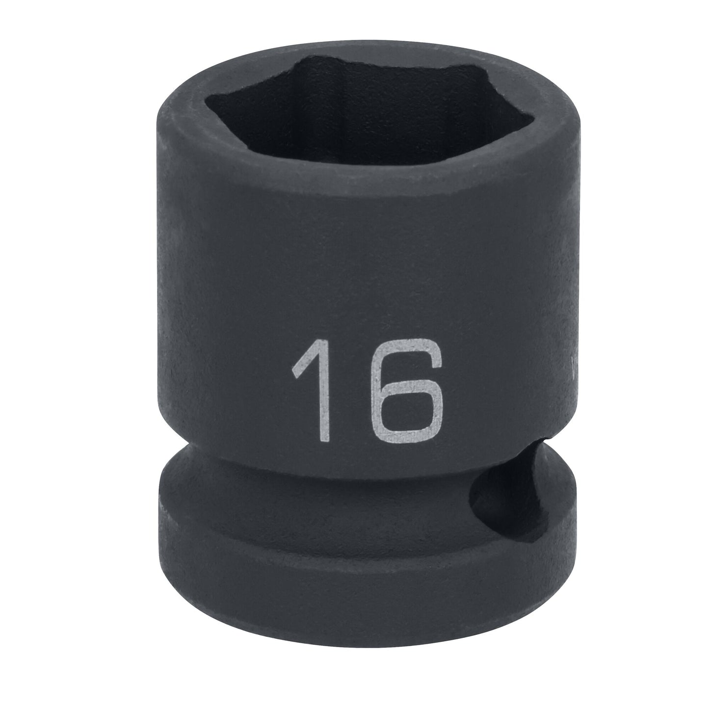 1/2" Drive 6 pt. Stubby Impact Socket - 16mm