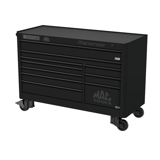 Macsimizer® Series 10-Drawer Workstation with PowerTech™ Drawer - Flat Black