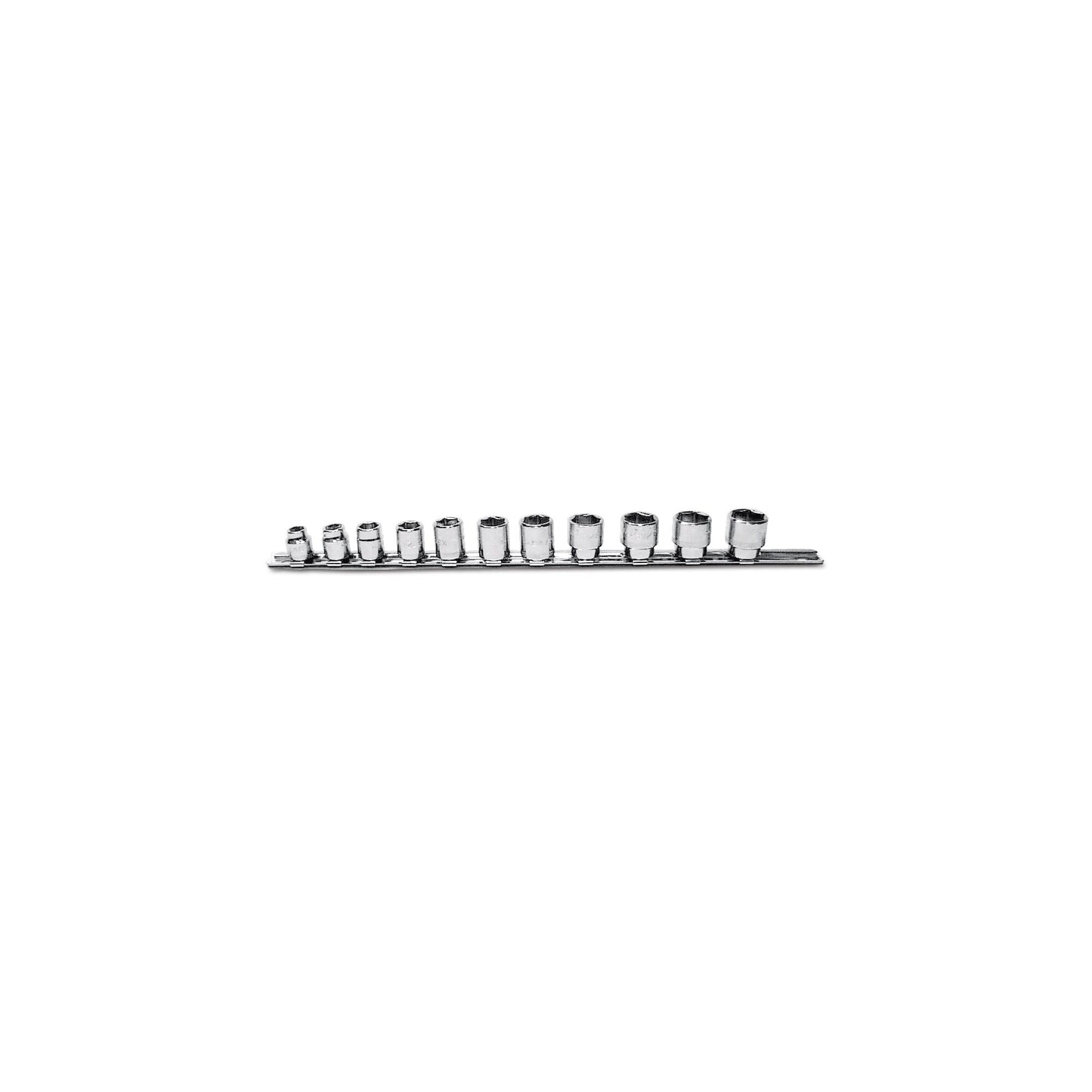 11-PC. 3/8" Drive Metric Super-Short Socket Set - 6-PT.