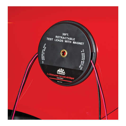 2-PC. Retractable Magnetic-Body Test Lead Set 30'