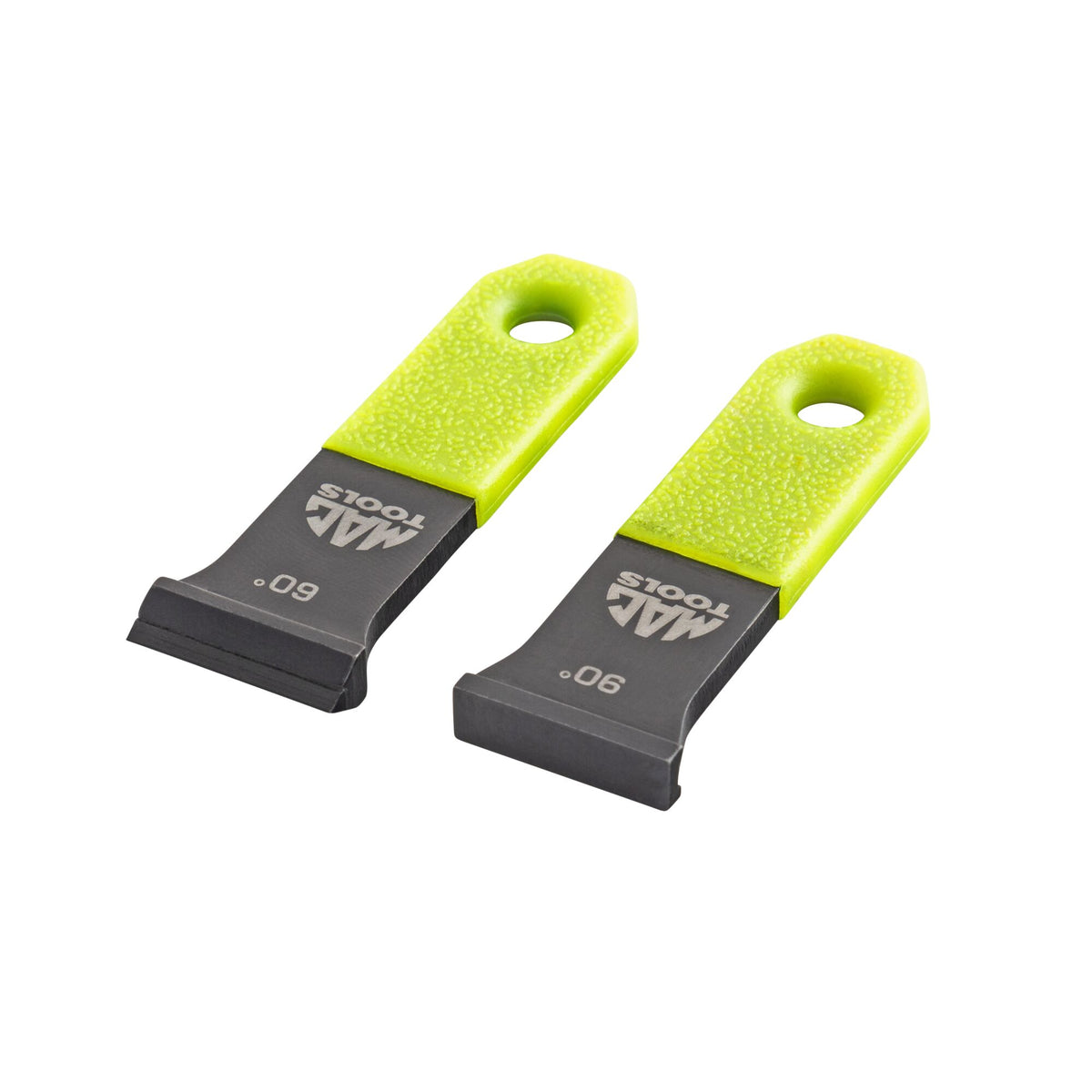 2pc Mini Carbide Scraper Set - Green