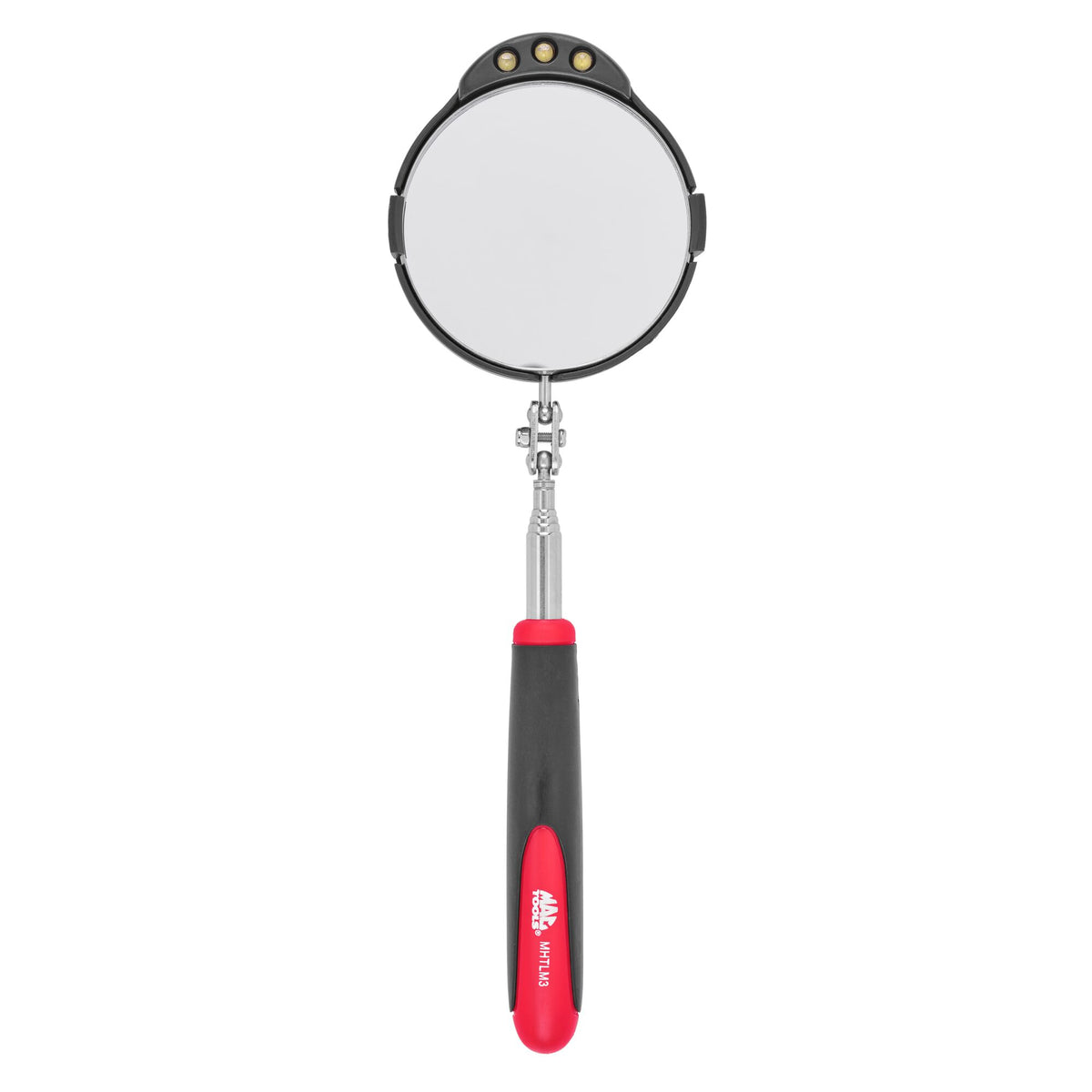 LED Lighted Telescoping Inspection Mirror - 3-3/8"