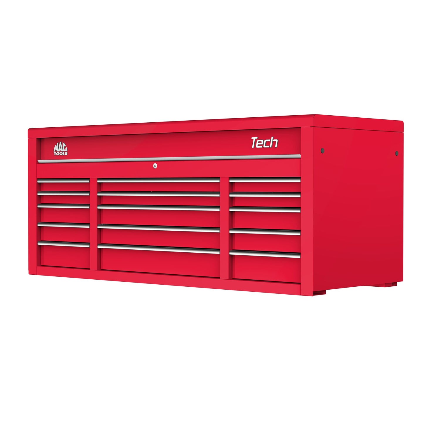 Tech™ Series 15-Drawer Top Chest - Firebrick Red