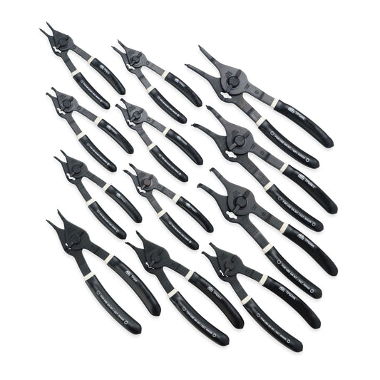 12-PC. Quarter-Turn Retaining Ring Pliers Set