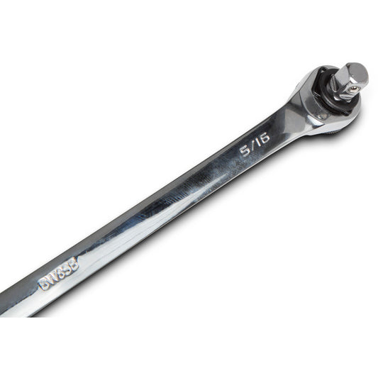 5/16" Hex Drive x 1/4" Hex Drive Dual-Sided Bit Ratchet