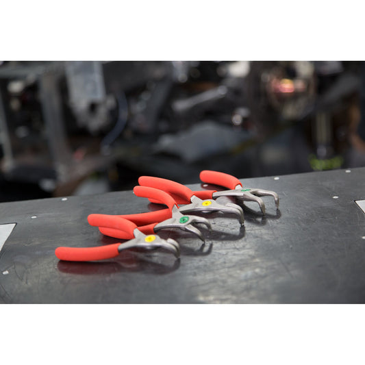4-PC. Internal/External 90° Snap Ring Pliers