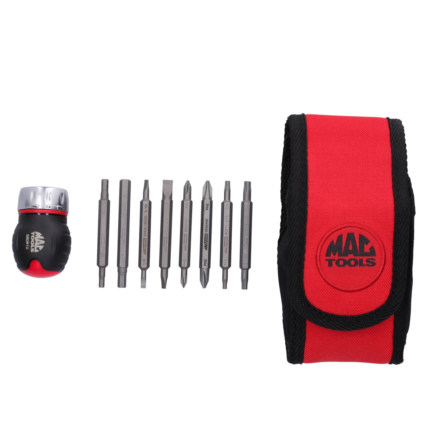 17-PC. Ratcheting Stubby Screwdriver Set