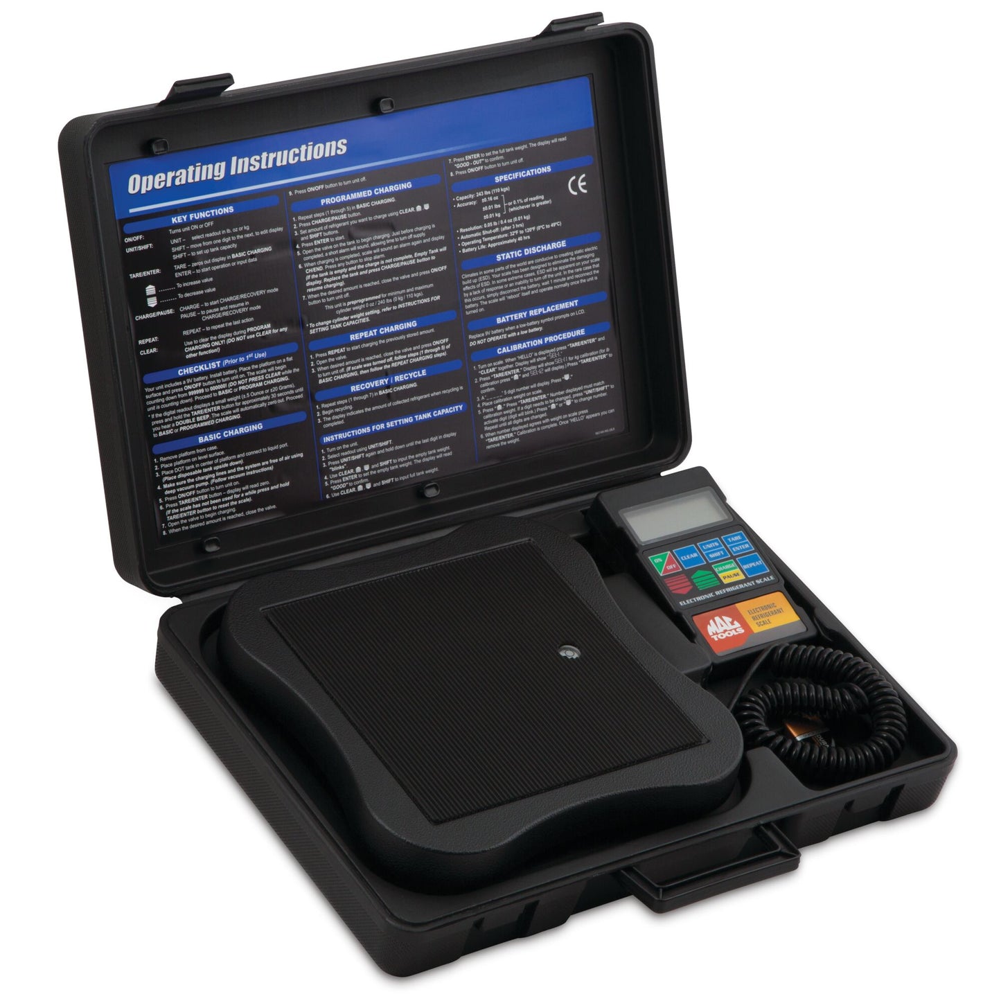 Electronic Refrigerant Charging Scale