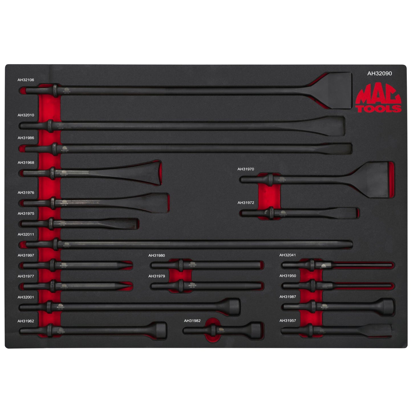 20-PC. Master Pneumatic Bit Set