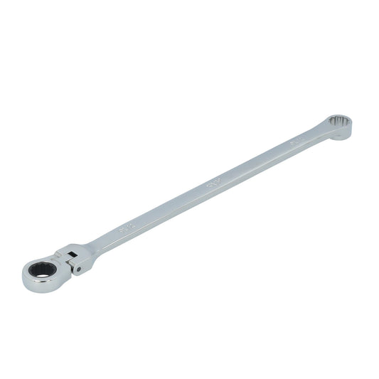7/16" XL Double Box Flex Head Ratcheting Wrench - 12 pt.