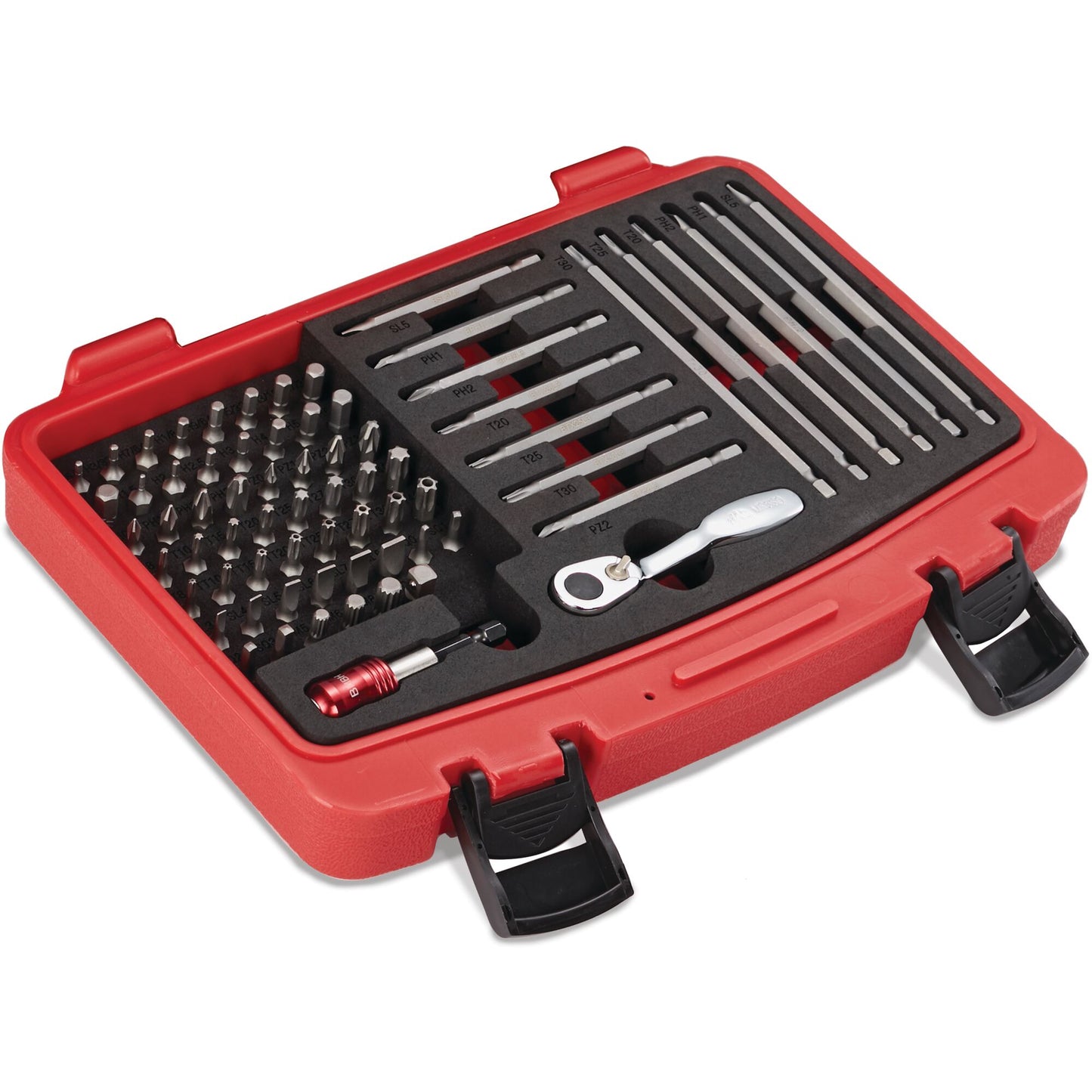 69-PC. Ratcheting Bit Set