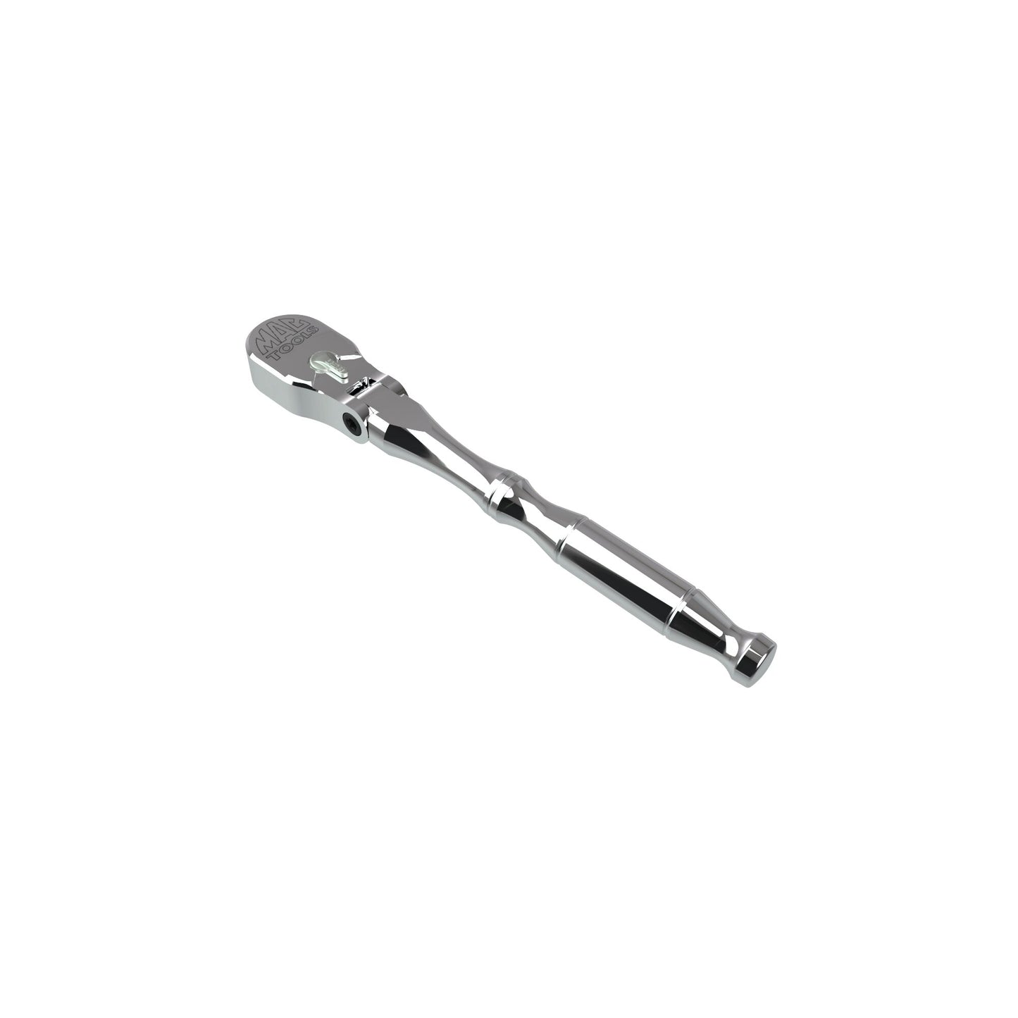 1/4" Drive Axis Flex-Head Metal-Handle Ratchet - 6"