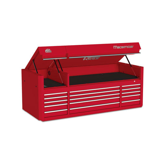 Macsimizer® 15-Drawer Top Chest - Firebrick Red