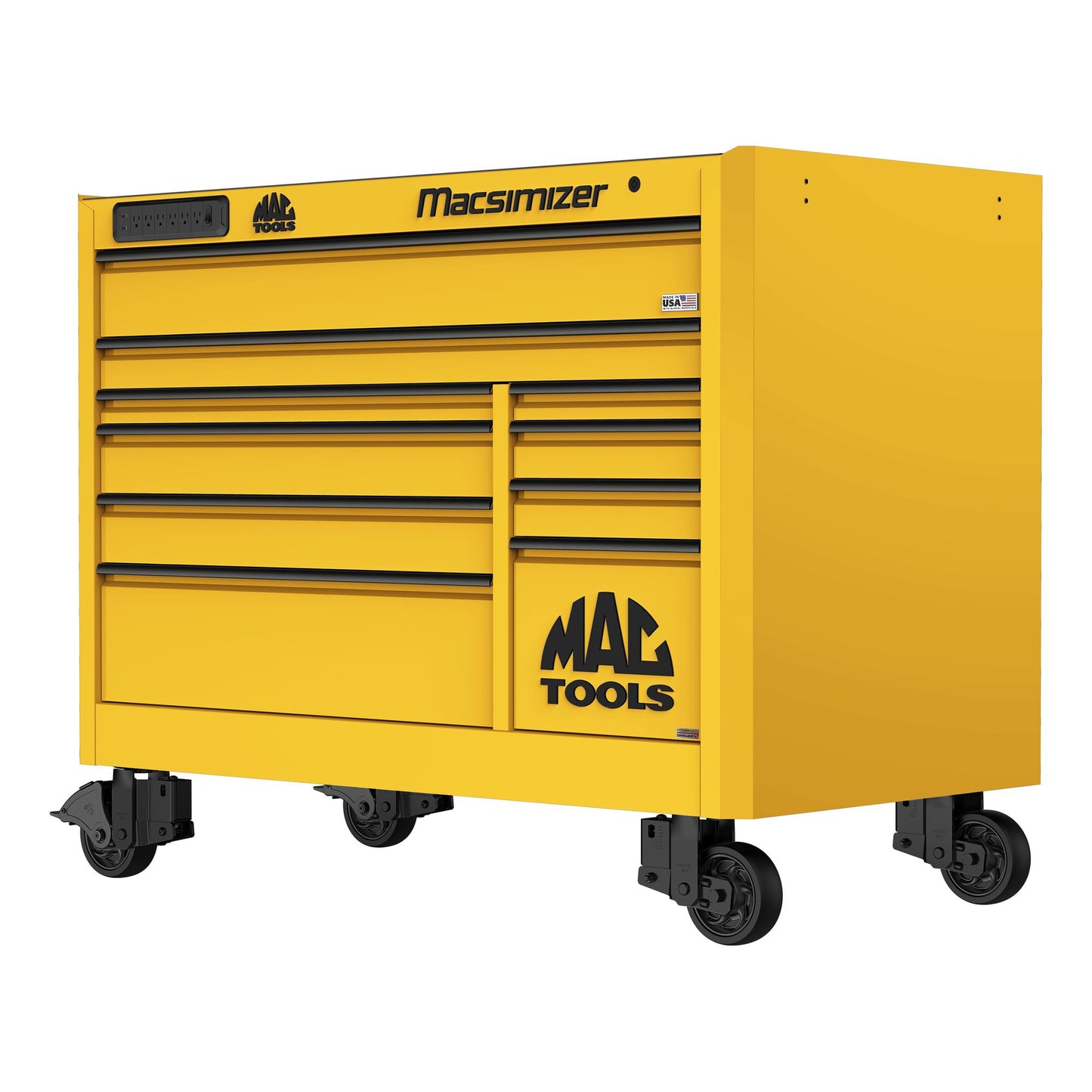 Macsimizer® 10-Drawer Workstation - Sunburst Yellow