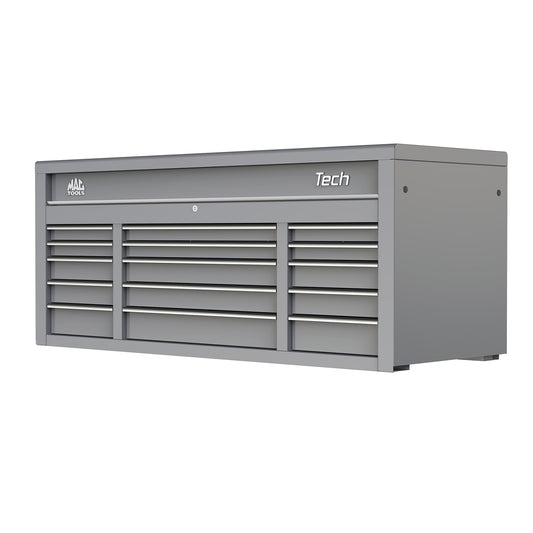 Tech™ Series 15-Drawer Top Chest - Mica Gray