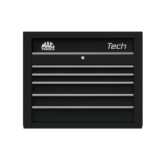 Tech™ Series 5-Drawer Top Chest - Flat Black