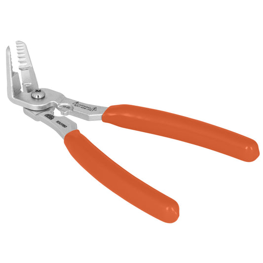 Angled Wire Stripper/Cutter/Crimper - Orange