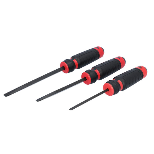 3-PC. Strikable Prying Screwdriver Set - Red