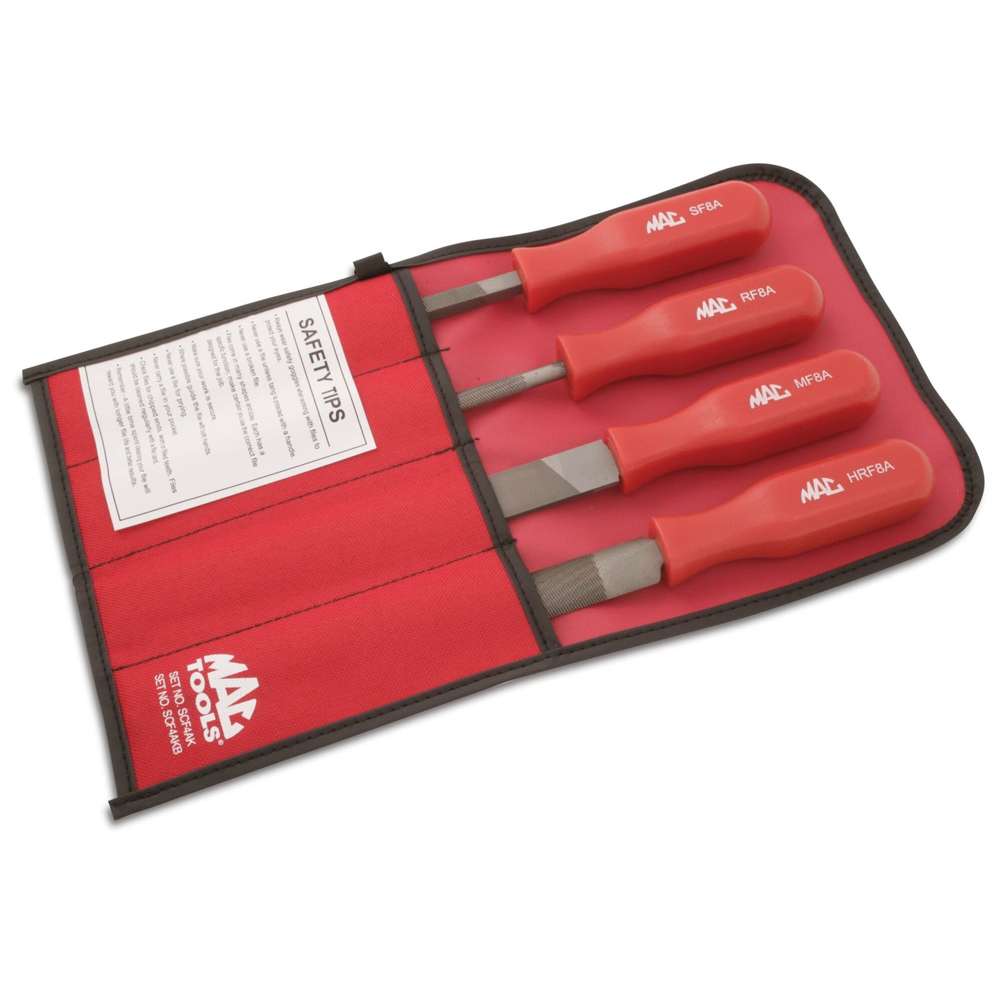 4-PC. Comfort-Grip™ Combination Bastard-Cut File Set