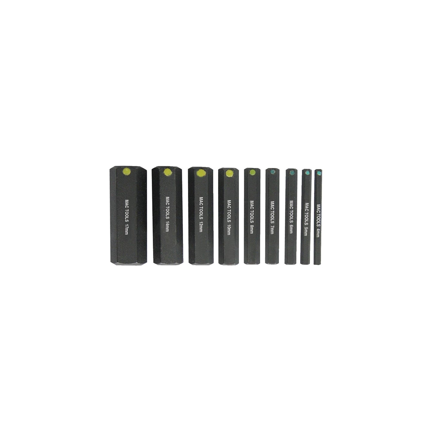 9-PC. Metric ProHold® Hex Bit Set - 2"
