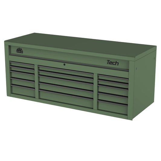 Tech™ Series 15-Drawer Top Chest - Olive Green