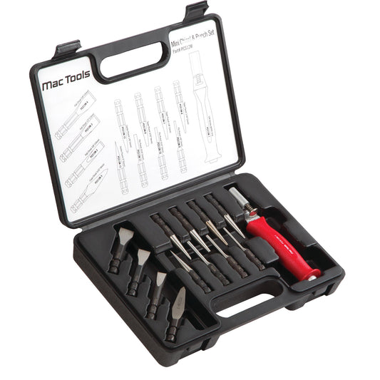 12-PC. Mini Interchangeable Bit Punch and Chisel Set