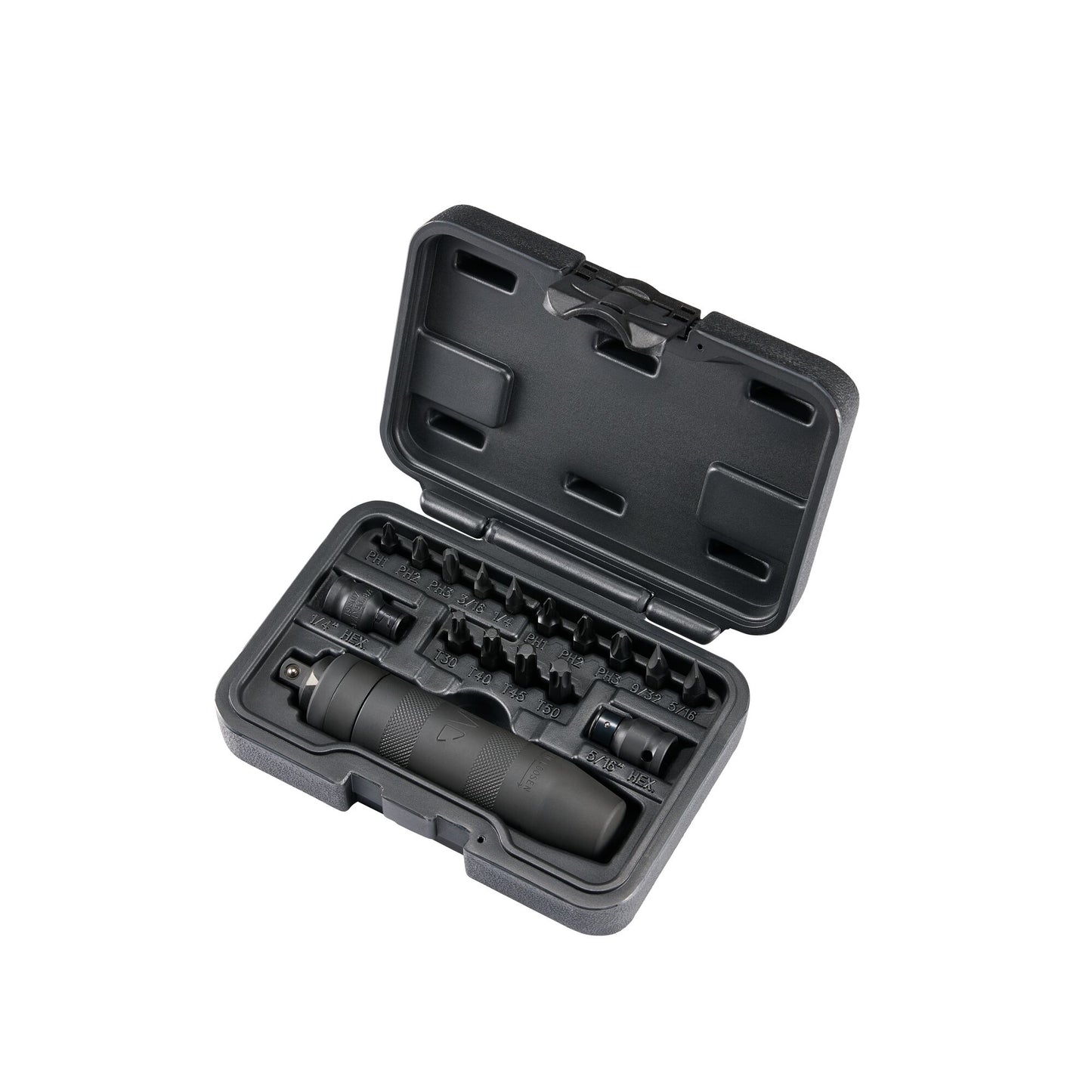 17-PC. 3/8" Drive Hand Impact Bit Driver Set