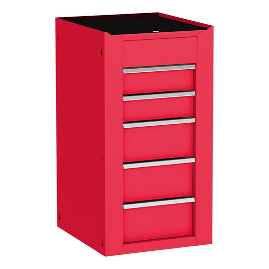 5-Drawer Side Box for UC3720 (MB199) Carts - Firebrick Red
