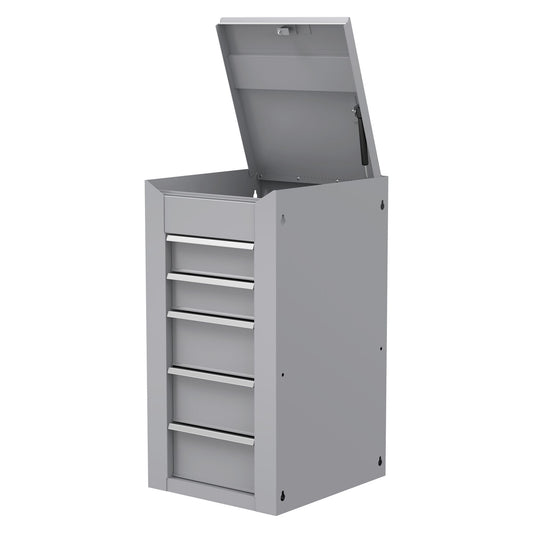 5-Drawer Side Box for UC3720 (MB199) Carts - Mica Gray