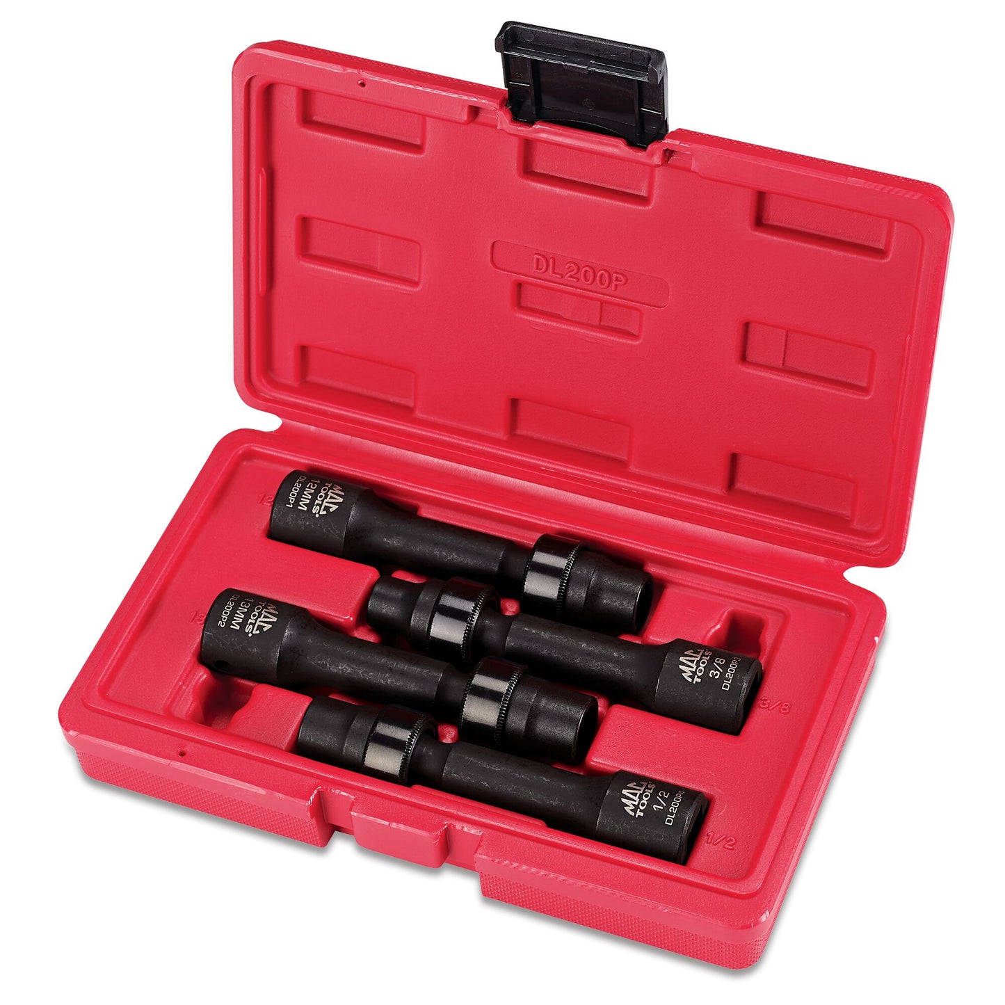 4-PC. 1/2” Drive Combination Driveline Socket Set - 12-PT.