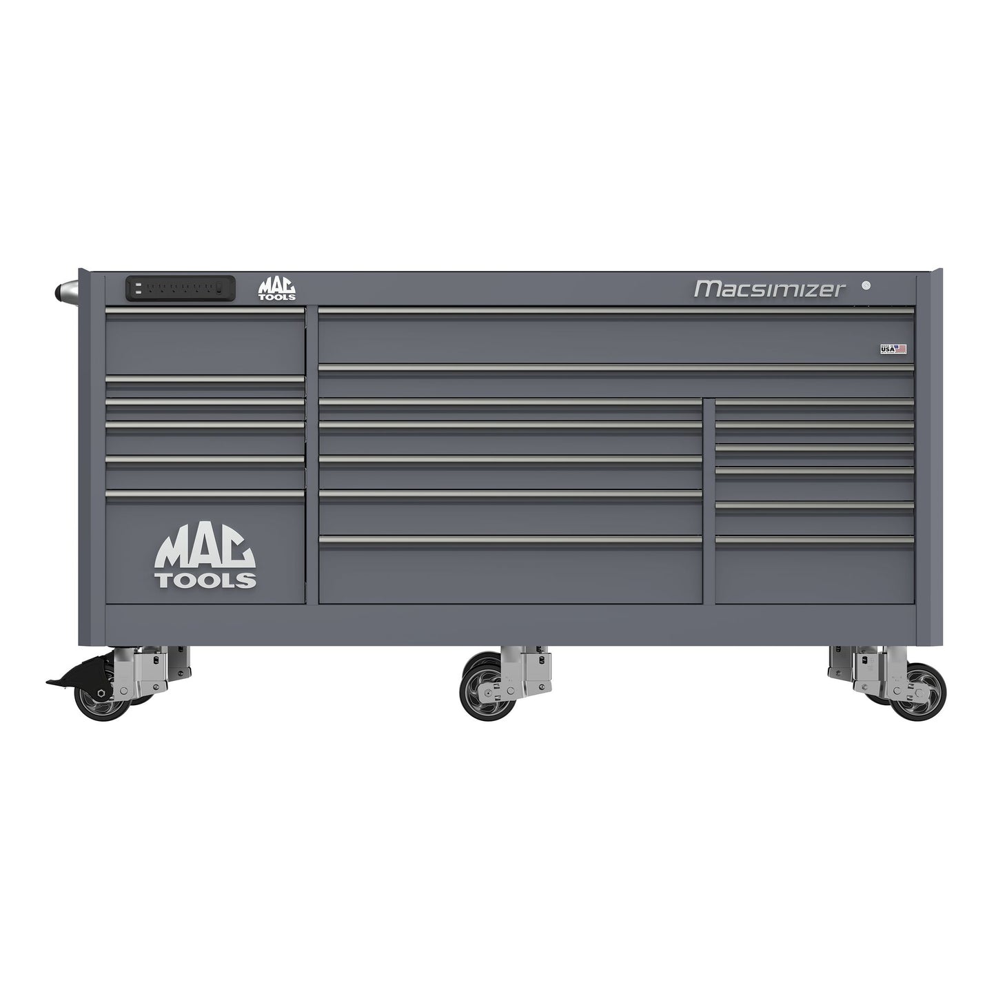 Macsimizer® 19-Drawer Workstation - Carbon Gray