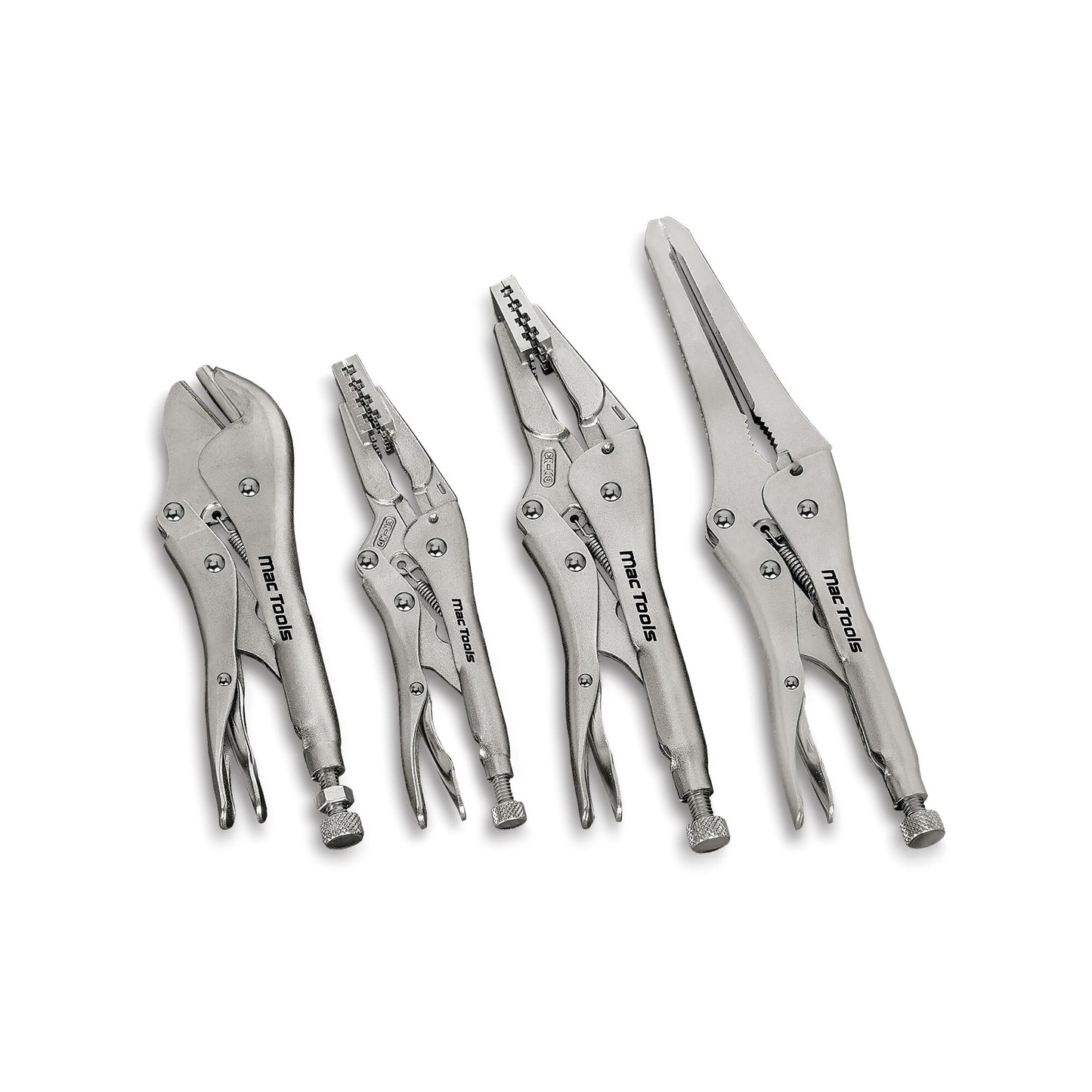 4-PC. Locking Hose Pincher and Clamp Pliers Set