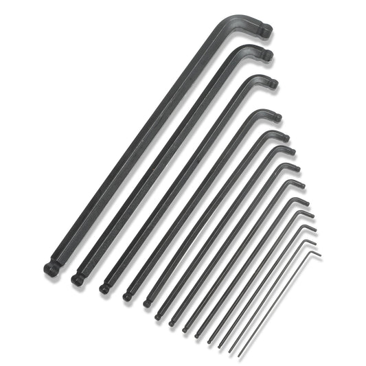 13-PC. SAE Stubby Double-Ball Hex L-Key Set