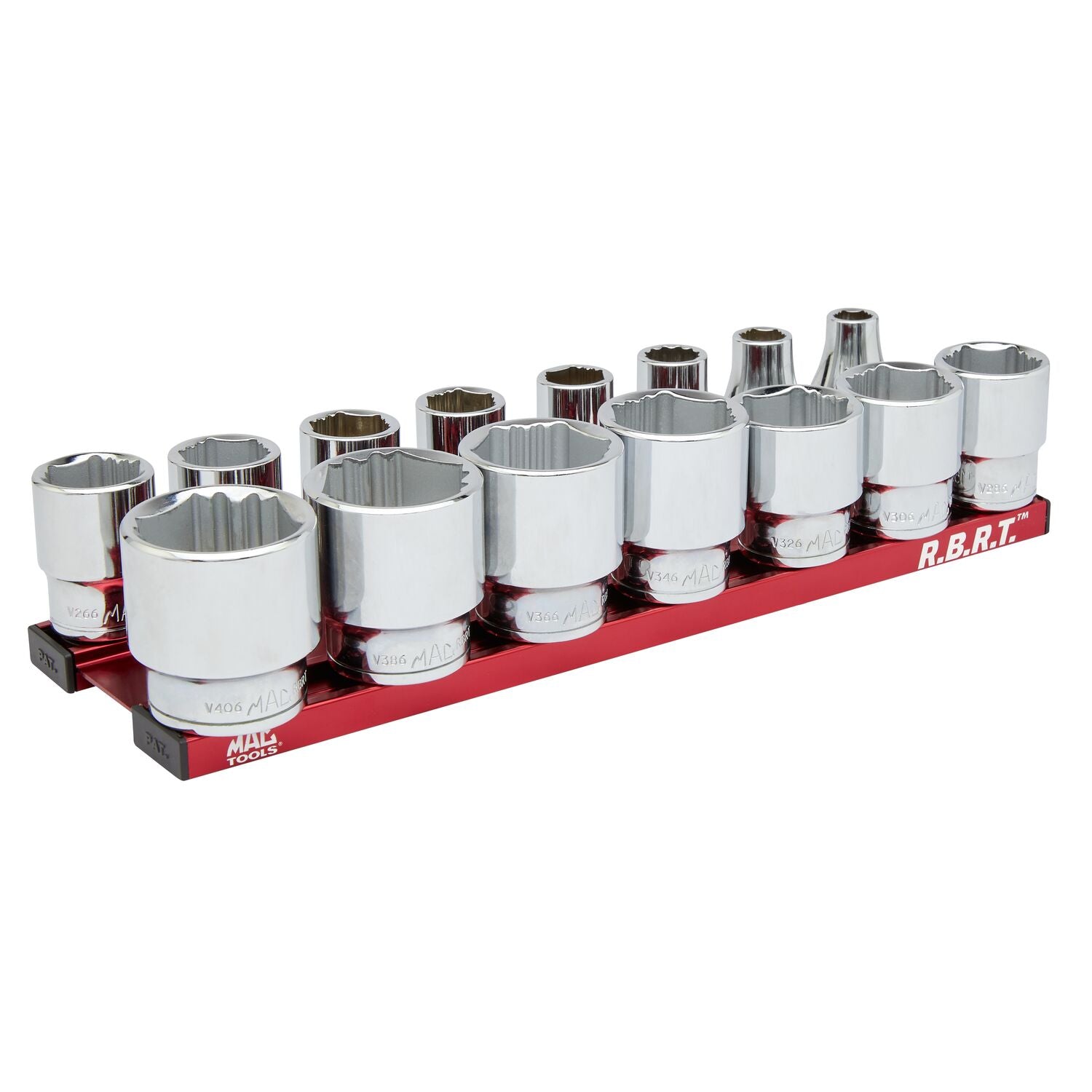 15PC. 1/2" Drive Standard SAE R.B.R.T.™ Socket Set SV156RBRT Mac Tools