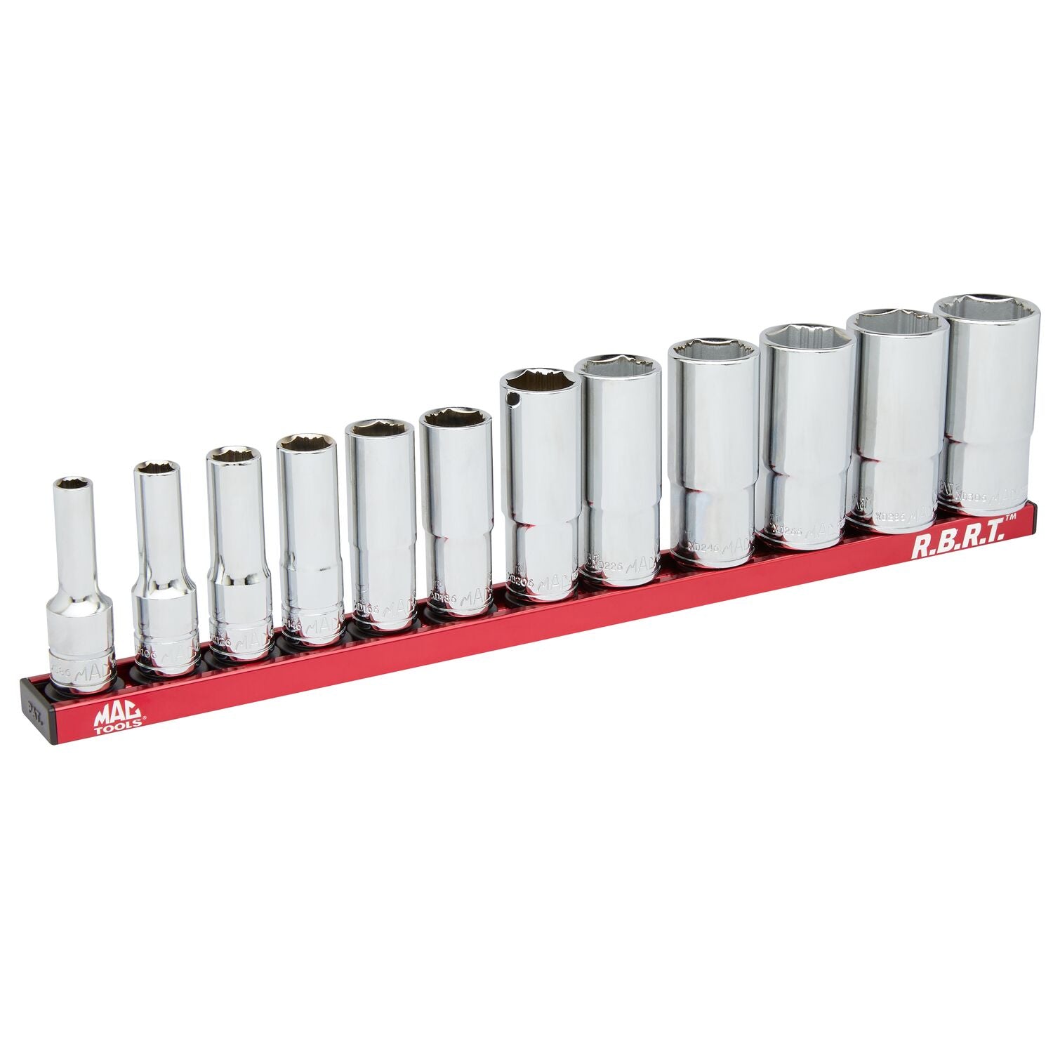 12PC. 3/8" Drive Deep SAE R.B.R.T.™ Socket Set SXD126RBRT Mac Tools
