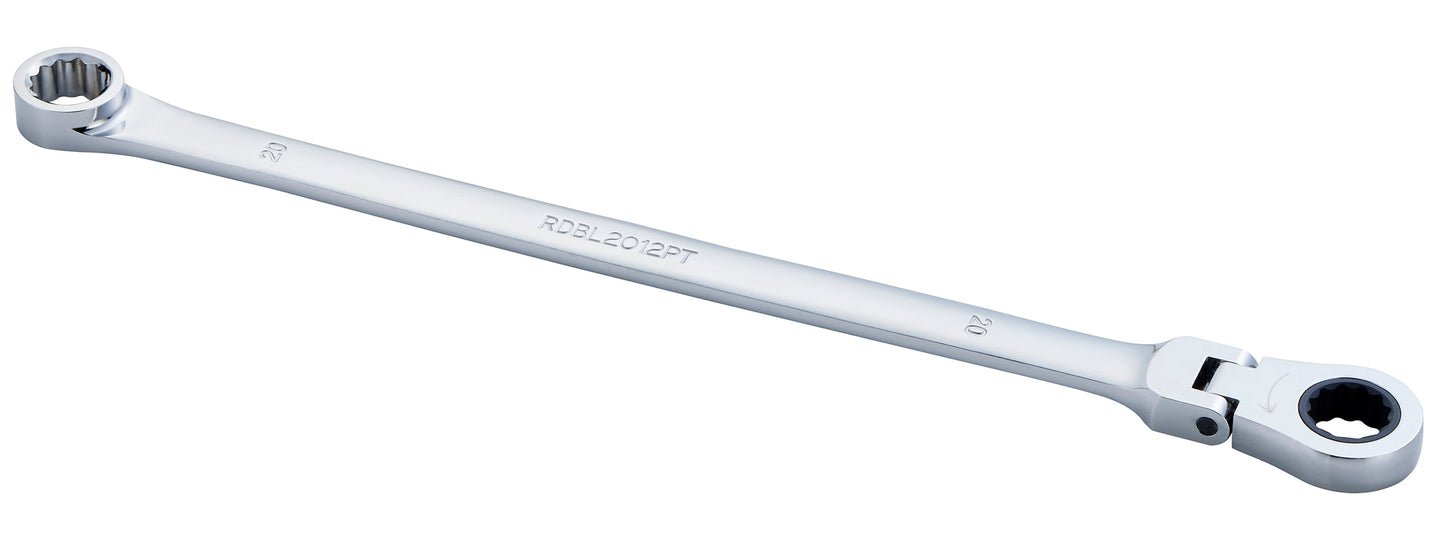 20mm XL Flex Head Ratcheting Wrench – 12 pt.