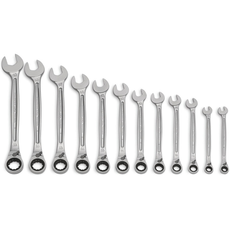 MASH resolveシリーズ2点セット 12-PC. Metric Reversible Ratcheting Wrench Set 12-PT