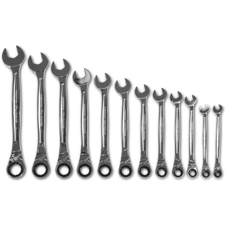 12-PC. SAE Reversible Ratcheting Wrench Set 12-PT. - SRWO212PTB