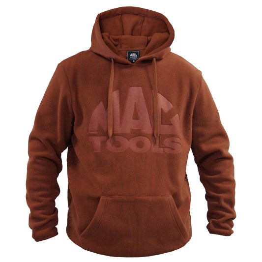 Debossed Polar Fleece Hoodie
