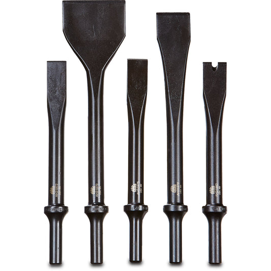 5-PC. .401 Shank Air Hammer Bit Set