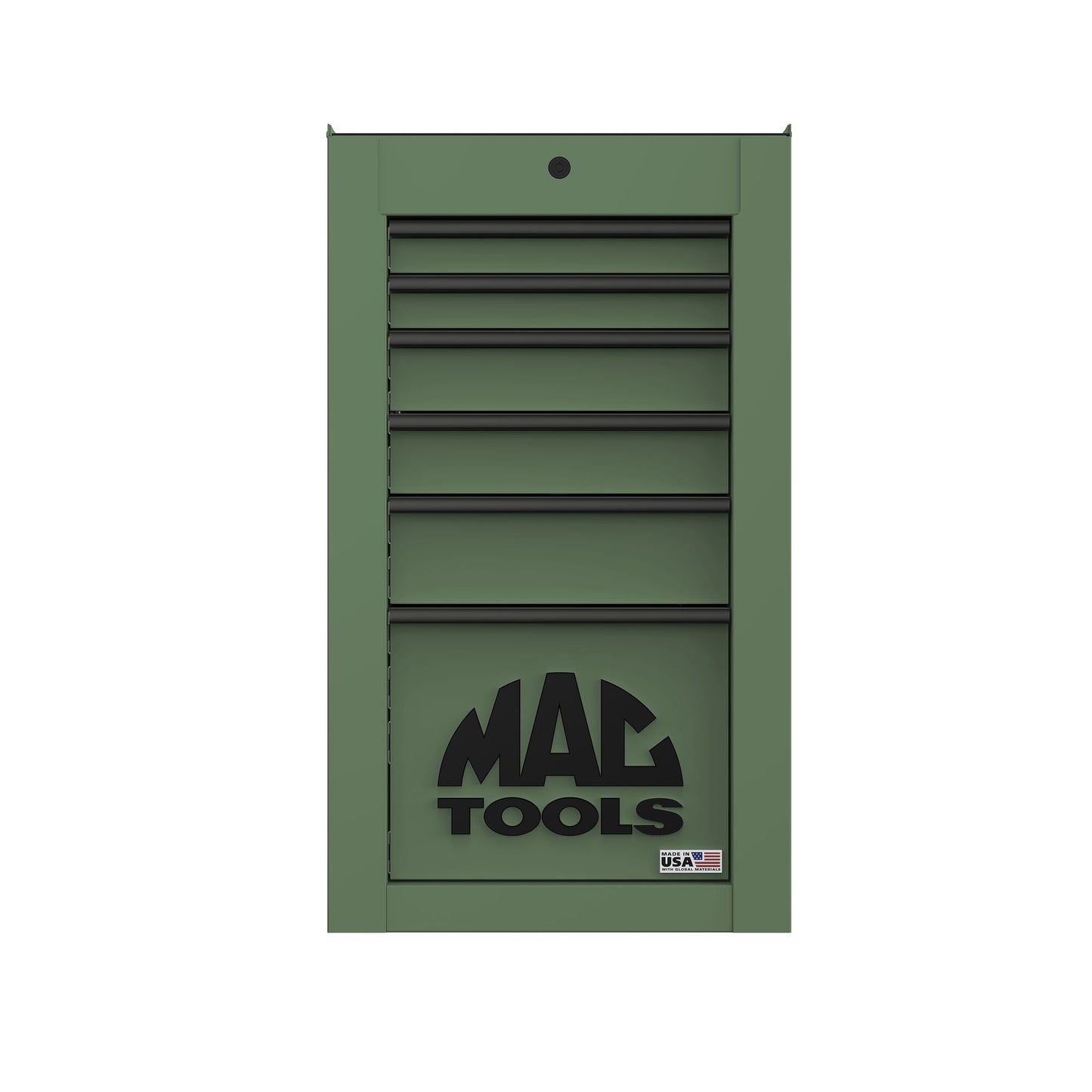 Tech™ Series 6-Drawer Side Cabinet with PowerTech™ Drawer - Olive Green