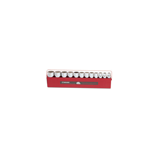 12-PC. 1/2" Drive SAE Deep Socket Set - 12-PT.
