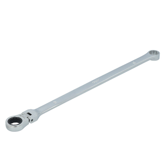 17mm XL Double Box Flex Head Ratcheting Wrench - 12 pt.