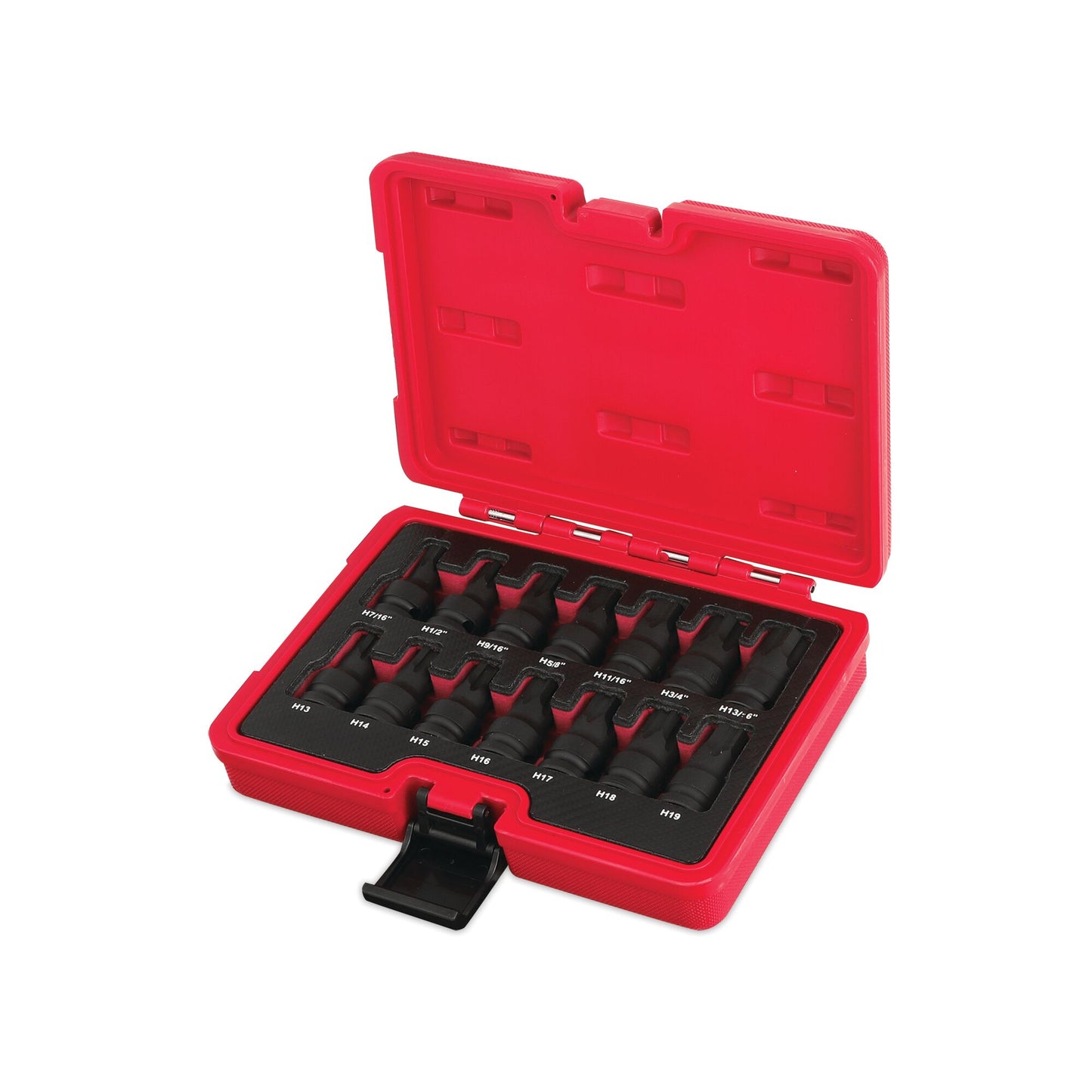 14-PC. 1/2" Drive R.B.R.T. Metric/SAE Impact Hex Drivers