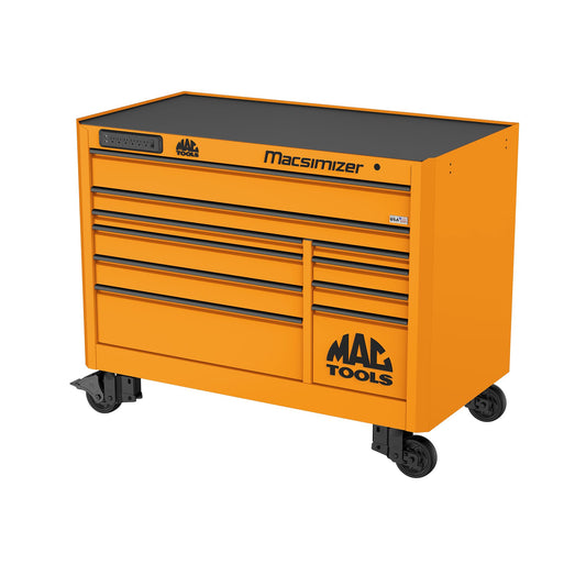 Macsimizer® 10-Drawer Workstation - Fireball Orange